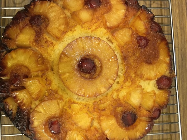 To ask you to show me your baking/food?