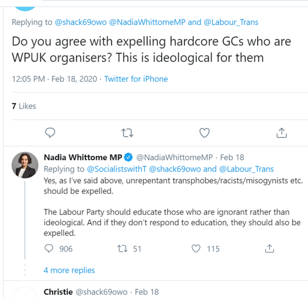 Nadia Whittome MP
