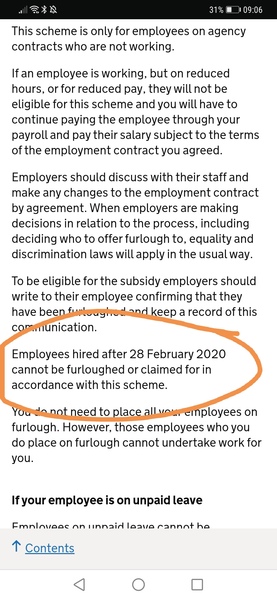 Furlough salary