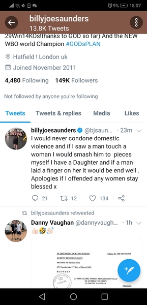 To draw your attention this video of a champion boxer encouraging men to knock their female partners out during this lock in?