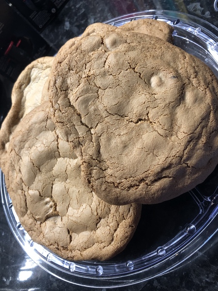 To ask you to show me your baking/food?