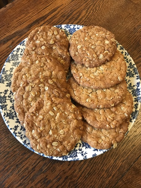 To ask you to show me your baking/food?