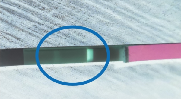 Faint line on pregnancy test, ttc