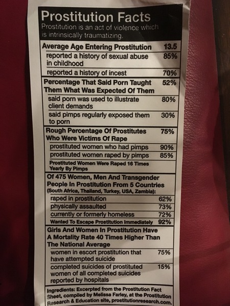 To think the use of prostitutes just isn't that big a deal?