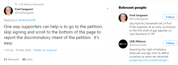 Petition based on lies and misinformation