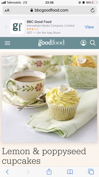 To ask you to show me your baking/food?