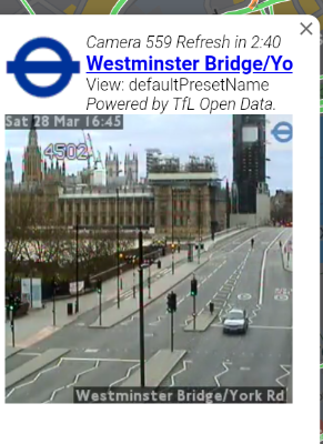 Deserted London in real(ish) time