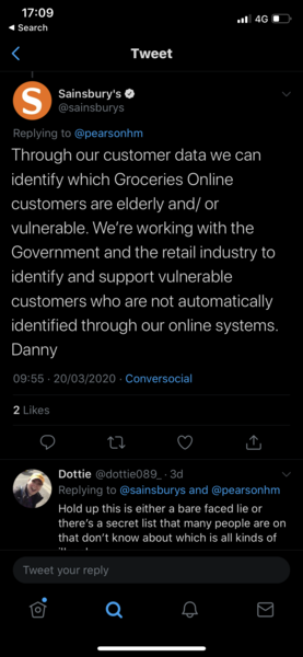 Sainsburys - update.