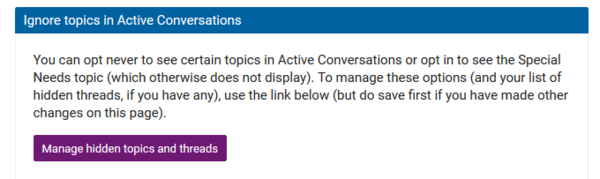 How to hide all CV threads