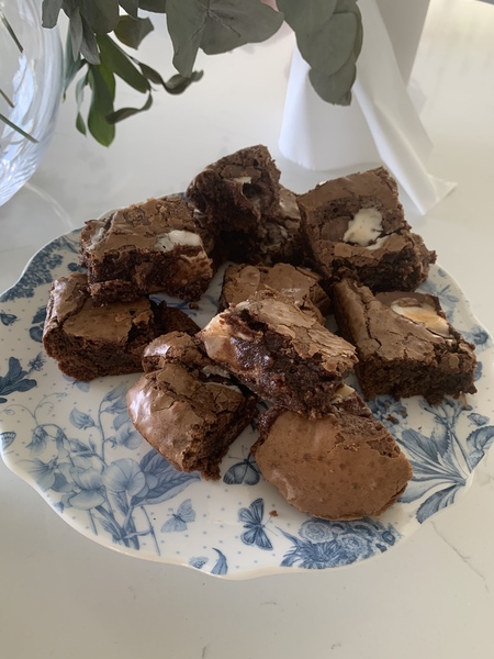 To ask you to show me your baking/food?