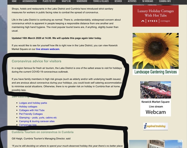 People heading to rural/holiday area