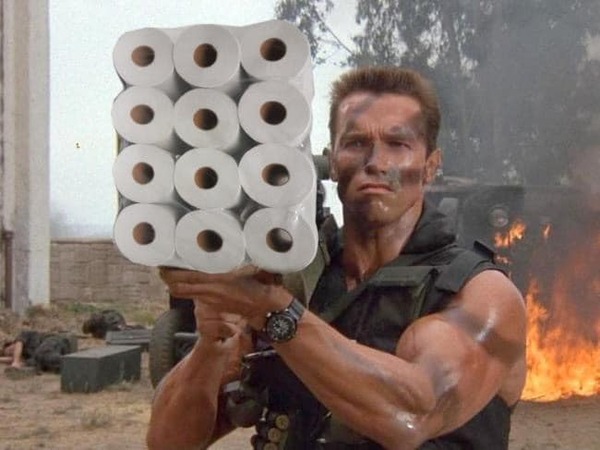 To ask who has my bog roll?