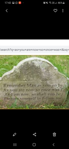You know how authors often choose character names from cemeteries?
