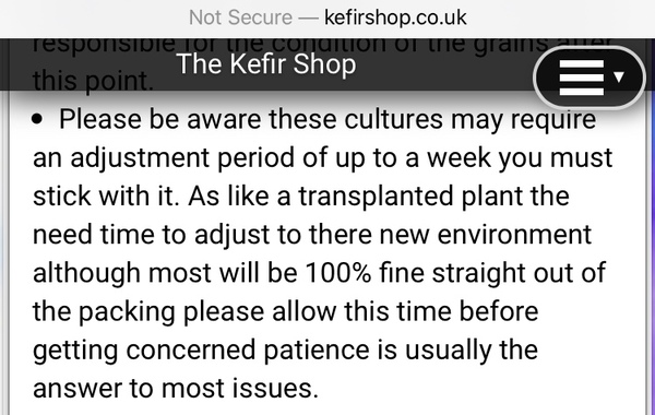 Kefir making tips