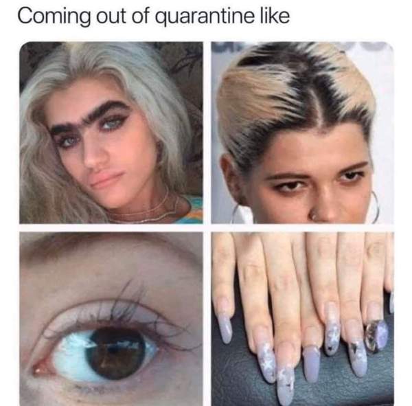 The UK goes into lockdown... hair dye sold out EVERYWHERE