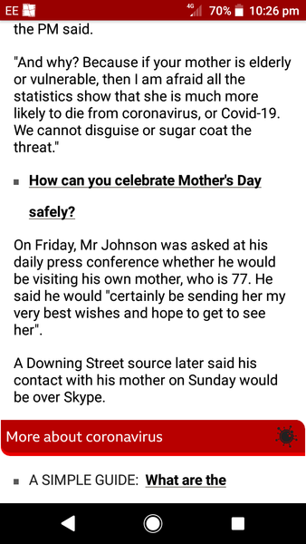 The best Mothers Day gift for Mum is not to visit