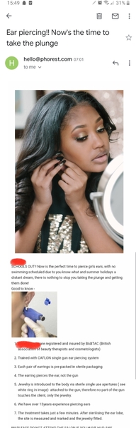 Appalled at the email I just received!