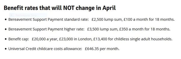 Universal credit rise?!