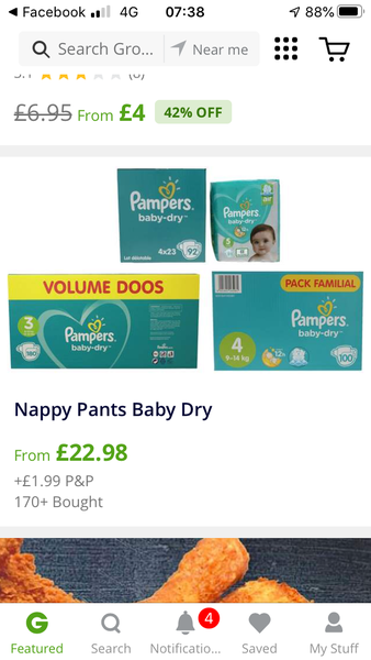 Groupon has nappies and wipes