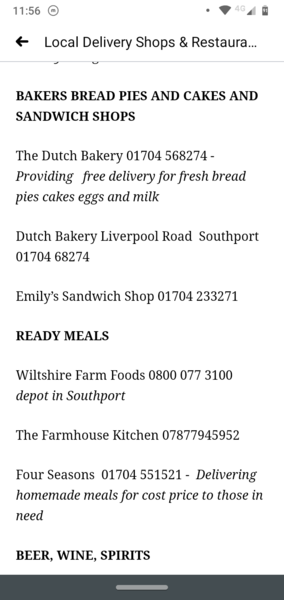 Southport Basics Food Deliveries. Does Anyone Know?