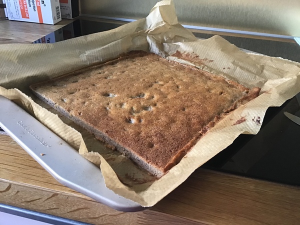 To ask you to show me your baking/food?