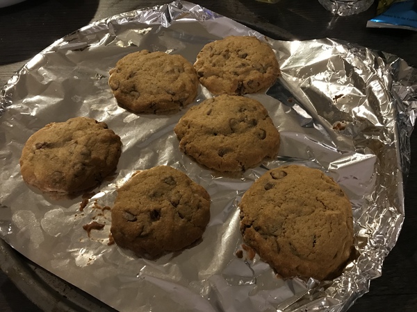 To ask you to show me your baking/food?