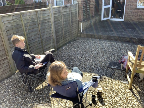 My neighbours have found the solution to not visiting vulnerable people
