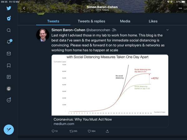 To hope Boris makes the right decision.
