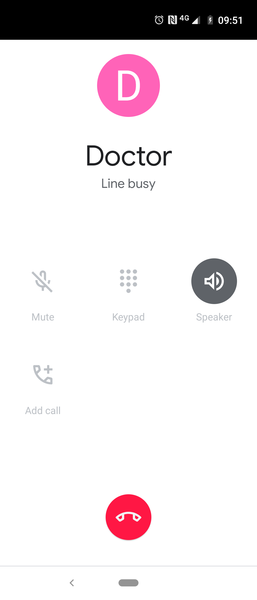 I've been on the phone to 111 for...