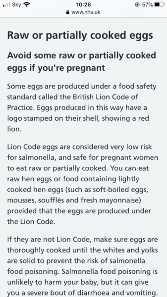 Runny yolk