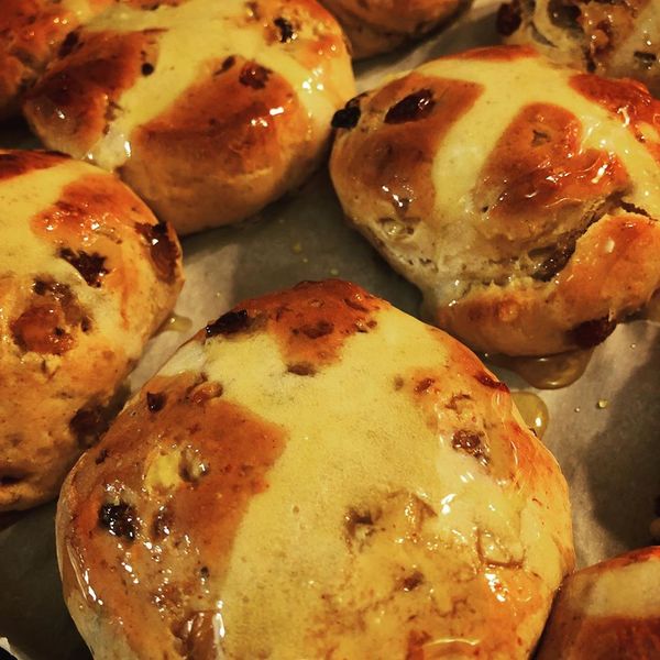 To ask you to show me your baking/food?