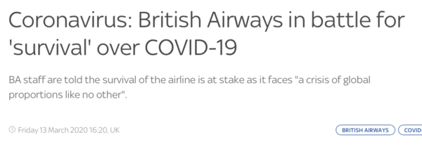 How do you think Coronavirus will pan out?