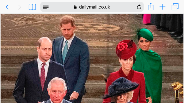 To think this photo from yesterday’s Royal occasion...
