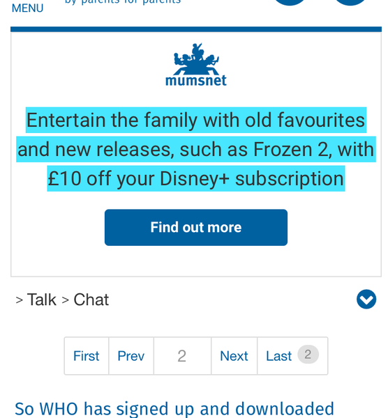 So WHO has signed up and downloaded Disney+?!