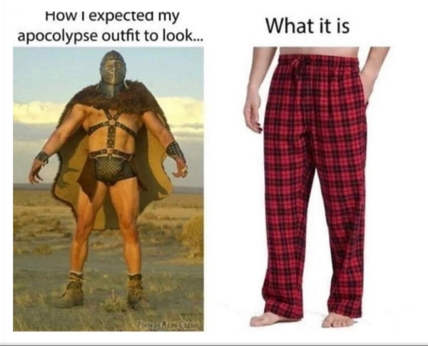 What do you wear on lockdown (light hearted)