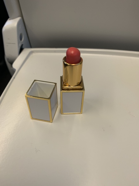 Coral lipstick