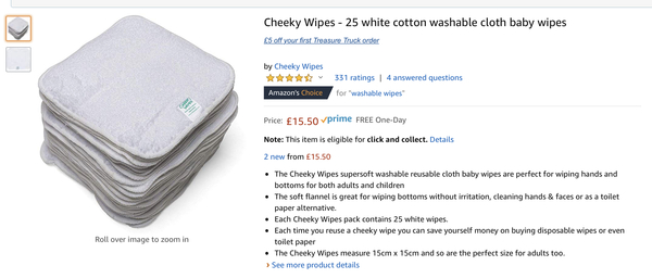 I need one loo roll a day