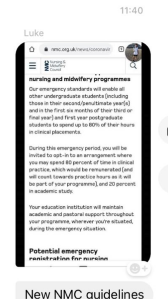 Student Nurse currently out in practice-should we be pulled out
