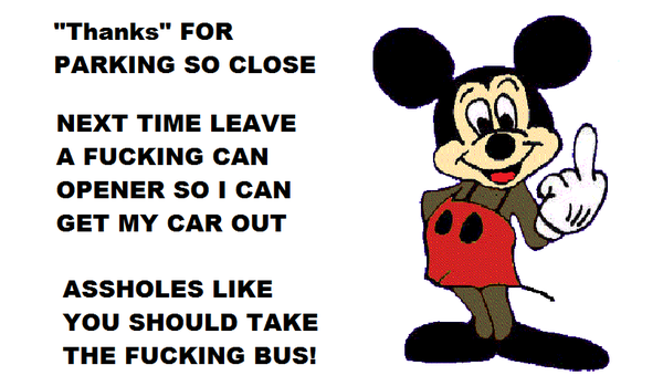 It’s a parking one!