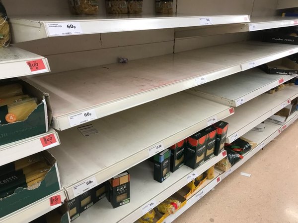 Selfish panic buying?