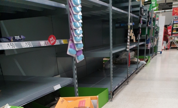 I went to the shops today and they had everything.