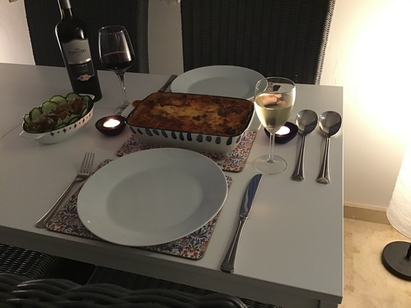 To ask you to show me your baking/food?