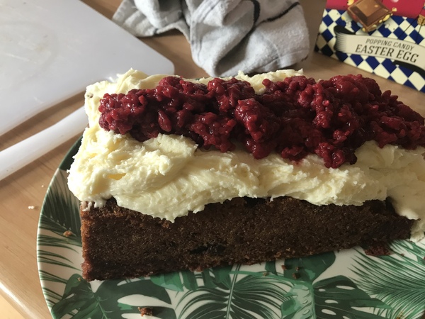 To ask you to show me your baking/food?