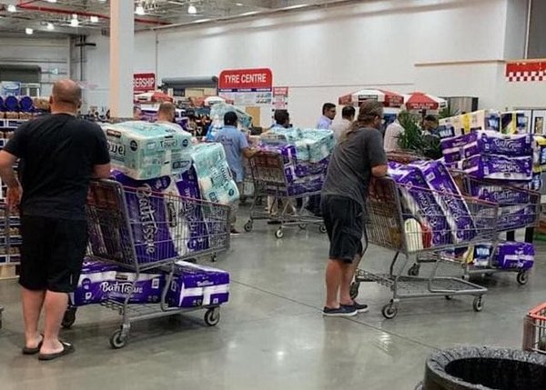 Panic buying toilet paper is ridiculous