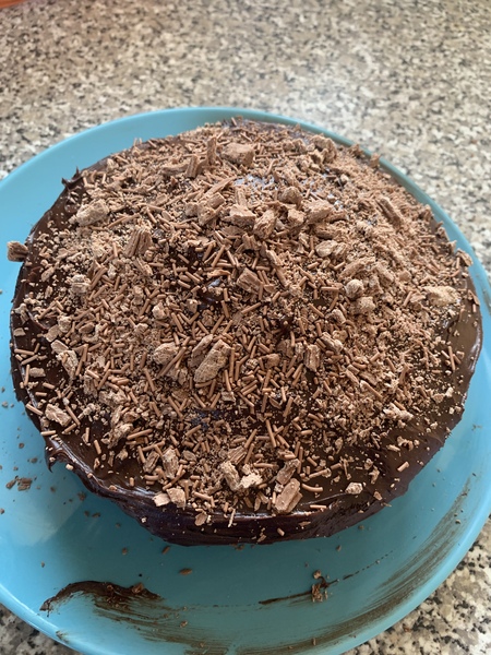 To ask you to show me your baking/food?