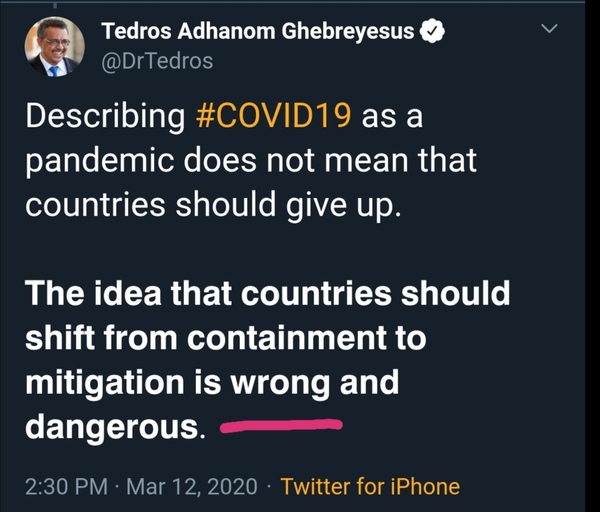 Raging at Boris Johnson's irresponsible response to Covid 19