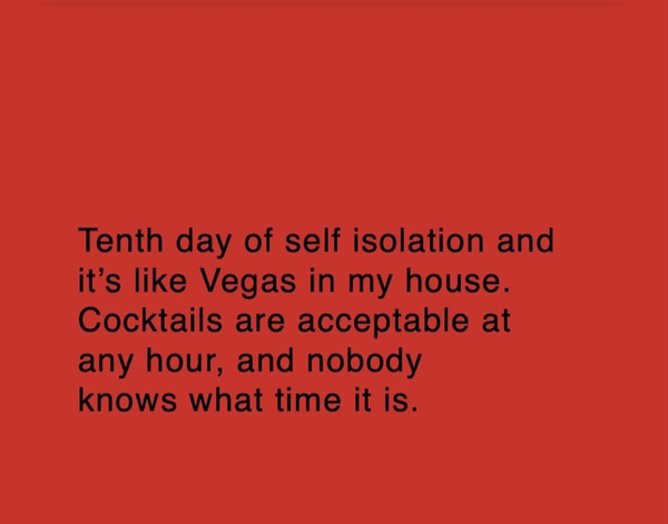Is it too early for a drink?