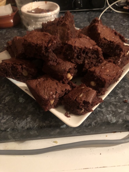 To ask you to show me your baking/food?