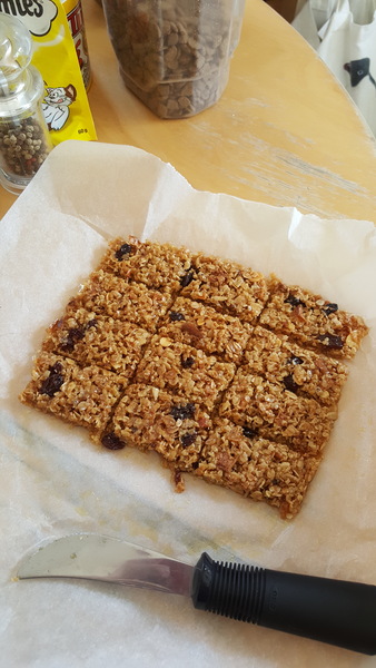 To ask you to show me your baking/food?