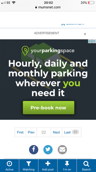 It’s a parking one!